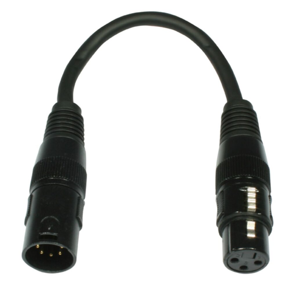 ADJ Adaptateur DMX 5 broches M à 3 broches F